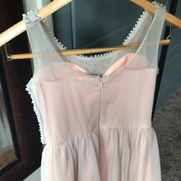 Homecoming dress soft pink, pearl detail BEAUTIFUL - Picture 4 of 7